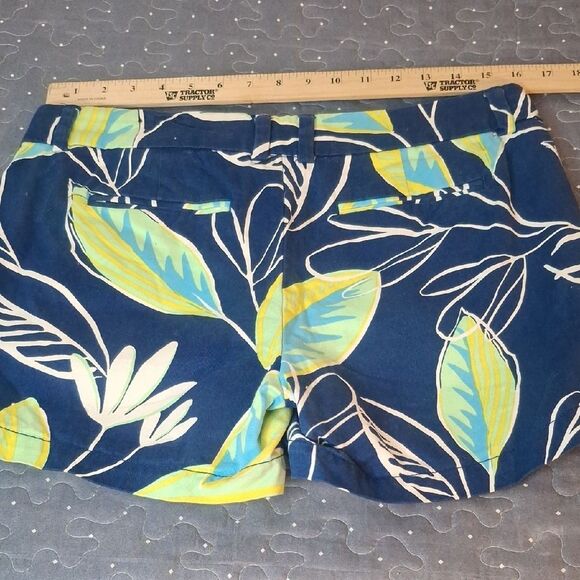 Stylus Tropical Leaf Print Women's Shorts size 6 - Picture 4 of 5
